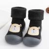 Kids Baby Slipper Boys Stocking Girls Rubber Knit Warm Soft Solid Shoes Toddler Socks Black Dress Shoes for Girls (Black, 26-27) view 3