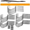Long Shank Neck EWG Offset Worm Hook Wide Gap Swimbait Weedless Fishing Terminal Tackle (25/PK Long Neck EWG 4/0 Hook & (6) Weights) view 1