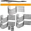 Long Shank Neck EWG Offset Worm Hook Wide Gap Swimbait Weedless Fishing Terminal Tackle (25/PK Long Neck EWG 4/0 Hook & (6) Weights) view 2