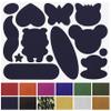 Azobur Nylon Repair Patches Self Adhesive Vinyl Outdoor Camping Gear Repair Kit,Waterproof Fabric Repair Patches for Down Jacket, Tent, Sleeping Bag (15x20cm view 1