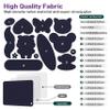 Azobur Nylon Repair Patches Self Adhesive Vinyl Outdoor Camping Gear Repair Kit,Waterproof Fabric Repair Patches for Down Jacket, Tent, Sleeping Bag (15x20cm view 2