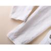 Maiyifu-GJ Women's Linen Cropped Wide Leg Pants High Elastic Waist Long Cropped Trousers Stretch Straight Summer Casual Pant (White,Large) view 3