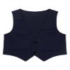 CHICTRY Kids Boys Formal Suit Vest 2 Buttons Single Breasted Wedding Birthday Pageant Waistcoat Navy Blue 2 Years