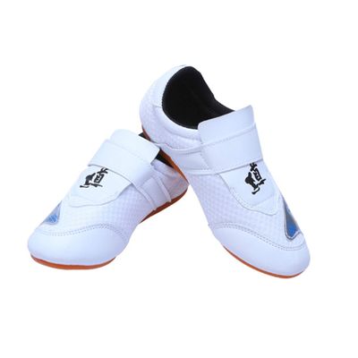 DAFLIN Taekwondo Shoes, Breathable Kung Fu Tai Chi Shoes for Adults and Kids (Color : White, Size : 27 EU)