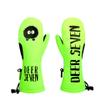 1Pair Men Women Ski Gloves Winter Outdoor Sports Windproof Waterproof Warm Fleece Skiing Snowboarding Mittens Kids Ski Gloves (Blue, Large-Kid) view 2