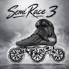 Bont Semi Race III Inline Skates - 2PF Unity 11.8" Frame + Elemental 125mm Wheels + ABEC7 Bearings (Black, 8) view 2