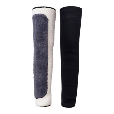 Clobeau Thicken Thermal Fleece Lined Leg Warmers Knee Warmers, Winter Warm Cashmere Wool Knee Brace Wool Leg Stocking
