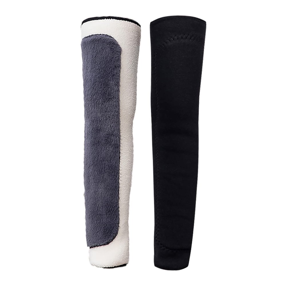 Clobeau Thicken Thermal Fleece Lined Leg Warmers Knee Warmers, Winter Warm Cashmere Wool Knee Brace Wool Leg Stocking