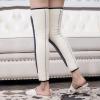 Clobeau Thicken Thermal Fleece Lined Leg Warmers Knee Warmers, Winter Warm Cashmere Wool Knee Brace Wool Leg Stocking view 4