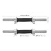 BESPORTBLE 2pcs Dumbbell Bars Cast Iron Handles Rubber Coated Non-slip 4 Double Safety Nuts Standard Weightlifting Accessories view 4