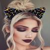 Catery Glitter Sequins Bunny Ears Headband for Halloween Party Cosplay Costume, Women's Hair Accessories view 1