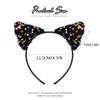 Catery Glitter Sequins Bunny Ears Headband for Halloween Party Cosplay Costume, Women's Hair Accessories view 2