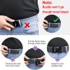 musejoy Tactical Belts For Men, 1.5" Nylon Web Work Belt with Heavy Duty Quick Release Tactical Belt view 4