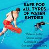 CCDXD 3 Handle Rescue Can Swimming Float Rescue Buoy 220N for Water Life Saving Safe Swim Training Swim Buoy Safety Float with Adjustable Waist Belt view 4