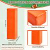 Deekin 8 Pcs Football End Zone Pylons Anchorless Pylon Markers Sand Weighted, Regulation 18" x 4" x 4", Orange view 2