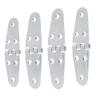 2/4Pcs Heavy Duty Stainless Steel 316 Boat Door Hinge 144x 38mm Marine Grade Mirror Polished Cast Strap Hinge Marine Hardware (4) view 1