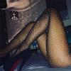 Sexy Sparkly Fishnet High Waist for Woman Party Pantyhose view 2