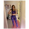 UIUO-UIPEU Tie Dye Leggings for Women Workout Compression Leggings 4 Way Stretch Yoga Capris Pants Galaxy Planets 3X-Large view 3