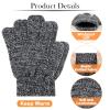 ONESING 3 Pairs Kids Winter Gloves - Stretchy Knit Gloves for Boys & Girls view 3