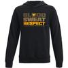 Under Armour Boys Project Rock BSR Rival Fleece Hoodie (as1, alpha, s, regular, Black - 001, Small) view 1