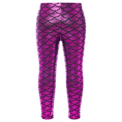 VernLan Girls Kids Thick Warm Athletic Leggings Dancing Running Tumbling Yoga Tights Pants Activewear Hot Pink 5-6 Years