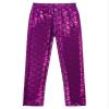 VernLan Girls Kids Thick Warm Athletic Leggings Dancing Running Tumbling Yoga Tights Pants Activewear Hot Pink 5-6 Years view 4