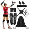 Sosation 5 Set Volleyball Training Equipment Aid Volleyball Gear Volleyball Knee Pads and Arm Sleeves Volleyball Spike Serving Trainer Accessories Volleyball Gifts for Teen Girls Women view 1