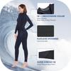 Dark Lightning Full Body Wetsuit Women, 3/2mm Wet Suit for Women Cold Water Swimming, Womens Diving Surfing Snorkeling Kayaking,Triathlon Wetsuit Women, Black, XXXL view 2