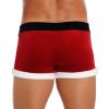 CHICTRY Men's Christmas Santa Claus Costume Boxer Shorts Holiday Cosplay Costume Red A 3X-Large view 4