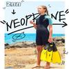 Dark Lightning Shorty Wetsuit Women, 2/2mm Wet Suit for Women Cold Water Swimming Diving Surfing Snorkeling Kayaking Water Sports,Triathlon Wetsuit(Blue,Size 16) view 3