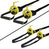 PCM Fitness Battle Gripz with 4 Grip Options for All Hand Size - Workout Accessories for Men and Women - Gym Equipment for Rope Game - Heavy Duty Grips for Home, Office, & Professional Gyms (Yellow) view 2
