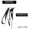 Zipline Lollipop 14.0 Graphite Carbon Composite Ski Poles  Lightweight Ergonomic Grip, Vibration Dampening, Groomers and Freestyle. Choice of Skiers (White, 54" in./137 cm) view 2