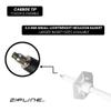 Zipline Lollipop 14.0 Graphite Carbon Composite Ski Poles  Lightweight Ergonomic Grip, Vibration Dampening, Groomers and Freestyle. Choice of Skiers (White, 54" in./137 cm) view 4