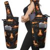 BagYG Yoga Mat Bag - Long Tote with Large Side Pocket & Zipper Pocket - Holds More Yoga Accessories - Yoga Bag Fit Most Size Mats - Yoga Cat Pose Dark Brown Yoga Mat Carrier 37 x15.5 BagYG-31005131 view 1