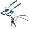 PCM Fitness Battle Gripz with 4 Grip Options for All Hand Size - Workout Accessories for Men and Women - Gym Equipment for Rope Game - Heavy Duty Grips for Home, Office, & Professional Gyms (Blue) view 1