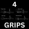 PCM Fitness Battle Gripz with 4 Grip Options for All Hand Size - Workout Accessories for Men and Women - Gym Equipment for Rope Game - Heavy Duty Grips for Home, Office, & Professional Gyms (Blue) view 4