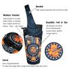 BagYG Yoga Mat Bag - Long Tote with Pockets Holds More Accessories Fit Most Size Mats Mandala Cat Pose Black Carrier, 37''x15.5'', BagYG-31005130 view 2