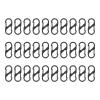 30Pcs Small Clips Snap Hooks, Spring Snap Hook Spring Hanging Buckle Paracord Snap Hook Camping Bottle Backpack Clasps Keychain Accessories view 1