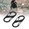 30Pcs Small Clips Snap Hooks, Spring Snap Hook Spring Hanging Buckle Paracord Snap Hook Camping Bottle Backpack Clasps Keychain Accessories view 2