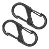 30Pcs Small Clips Snap Hooks, Spring Snap Hook Spring Hanging Buckle Paracord Snap Hook Camping Bottle Backpack Clasps Keychain Accessories view 3