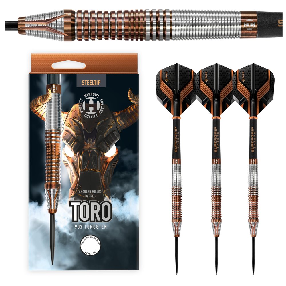Harrows Toro 90% Tungsten Steel Tip Darts (23)