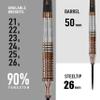 Harrows Toro 90% Tungsten Steel Tip Darts (23) view 3