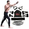 Boxing Bands, Boxing Resistance Bands, Full Body Resistance Band, MMA Training Equipment, Boxing Equipment, Punching Bands, 150 lbs Bands for Home Fitness Workout, Punching Resistance Bands (Black) view 1