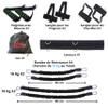 Boxing Bands, Boxing Resistance Bands, Full Body Resistance Band, MMA Training Equipment, Boxing Equipment, Punching Bands, 150 lbs Bands for Home Fitness Workout, Punching Resistance Bands (Black) view 4