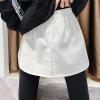 3 Pcs Shirt Extender for Women Plus Size, Shirt Extenders for Layering, Adjustable Fake Top Lower Sweep Skirt Half Length Skirtt, Security of under skirts (B SET,L) view 2