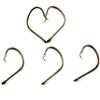 100pcs Offset in Line Fishing Hooks High Carbon Steel Fishing Hooks Circle Hooks Straight Eye Octopus Hook for Freshwater Saltwater Size 1#-5/0 (4/0) view 3