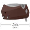 Case Cutlery CA64692: Kinzua Framelock Brown view 2