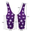 BagYG Yoga Mat Bag with Large Size Pocket & Zipper Pocket Tote Sling Carrier Cat Yoga Poses Purple Yoga Bag Fit Most Size Mats Holds More Yoga Accessories, 37''x15.5'' view 4