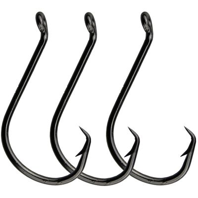 100pcs Circle Fishing Hooks Catfish Hooks Offset Bass Fishhook High Carbon Steel Octopus Fishing Hooks Saltwater Freshwater Fishing Size: 1#-5/0 (4/0)