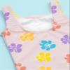 Peanuts Snoopy Swimsuit for Girls | Kids Pink All in One Floral Swimming Costume | Dog & Multicoloured Swimwear Bodysuit view 2